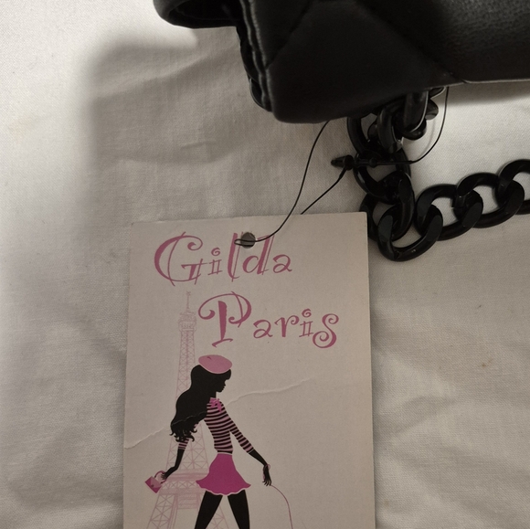 Gilda Paris Small Quilted Bag Black - Picture 5 of 6